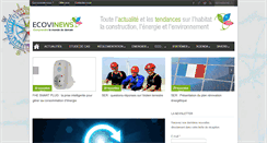 Desktop Screenshot of ecovinews.com
